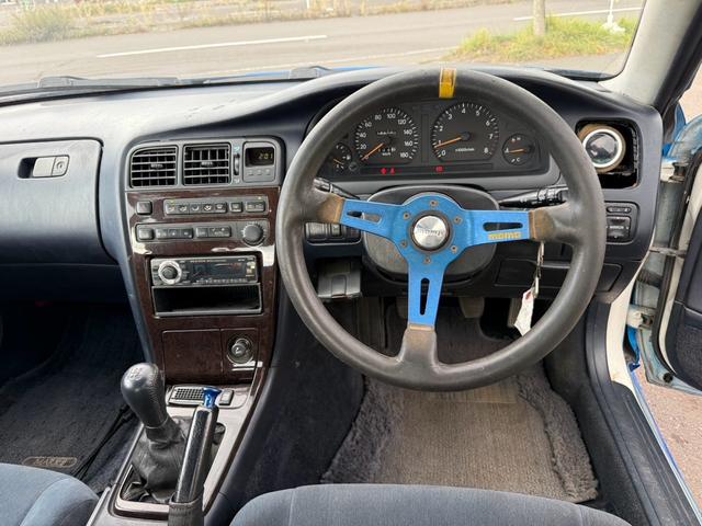 マークII ツアラーV 純正5速MT/WORKEMOSIONT7R/MACフルエアロ/社外マフラー/社外ボンネット/車高調/デフ(6枚目)