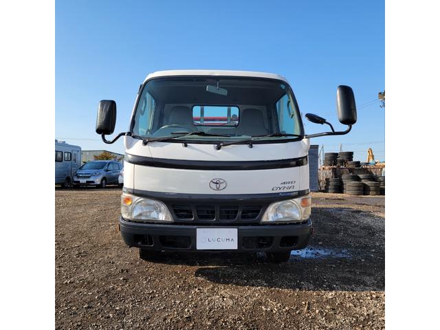 ダイナトラック 　クレーン・平ボディ・４ＷＤ・古賀ユニック・エアコン・パワステ・パワーウインドウ・（3枚目）