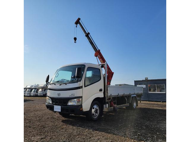 ダイナトラック 　クレーン・平ボディ・４ＷＤ・古賀ユニック・エアコン・パワステ・パワーウインドウ・（39枚目）