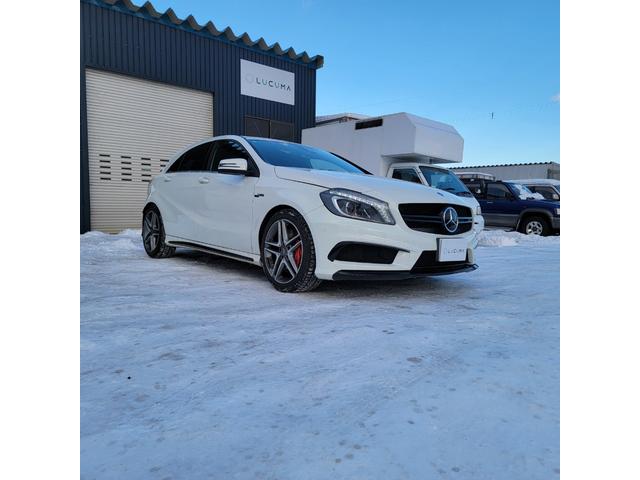 Ａクラス Ａ４５　ＡＭＧ　４マチック　４マチック・革シート・ブラインドスポットモニター・バックカメラ・クルーズコントロール・エアコン・パワステ・パワーウインドウ（2枚目）