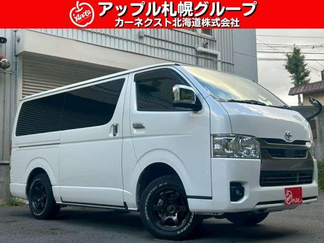 ハイエースバン ロングスーパーＧＬ　ダークプライムＳ　パノラミックビューモニター／デジタルインナーミラー／両側パワースライドドア／ＬＥＤヘッドランプ／イルミネーテッドエントリー／本革巻ステアリング／ＬＥＤフォグ／ルーフレール／ＡＣ１００Ｖ電源（2枚目）