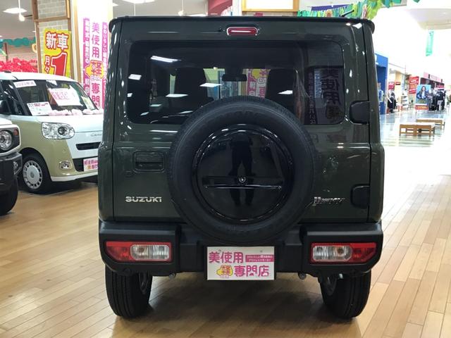 ジムニー ＸＣ　４ＷＤ　届出済未使用車　衝突軽減装置　オートライト　プッシュスタートボタン　ＬＥＤヘッドライト　アイドリングストップ　シートヒーター　オートエアコン　レーンアシスト　１６インチアルミホイール（6枚目）