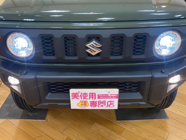 ジムニー ＸＣ　４ＷＤ　届出済未使用車　衝突軽減装置　オートライト　プッシュスタートボタン　ＬＥＤヘッドライト　アイドリングストップ　シートヒーター　オートエアコン　レーンアシスト　１６インチアルミホイール（48枚目）