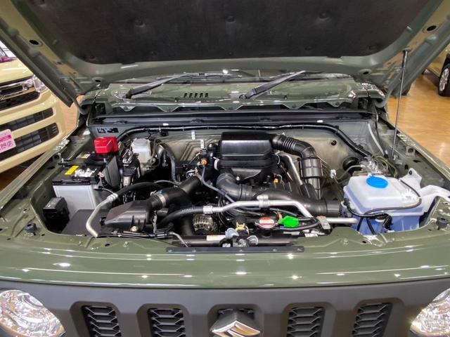ジムニー ＸＣ　４ＷＤ　届出済未使用車　衝突軽減装置　オートライト　プッシュスタートボタン　ＬＥＤヘッドライト　アイドリングストップ　シートヒーター　オートエアコン　レーンアシスト　１６インチアルミホイール（56枚目）