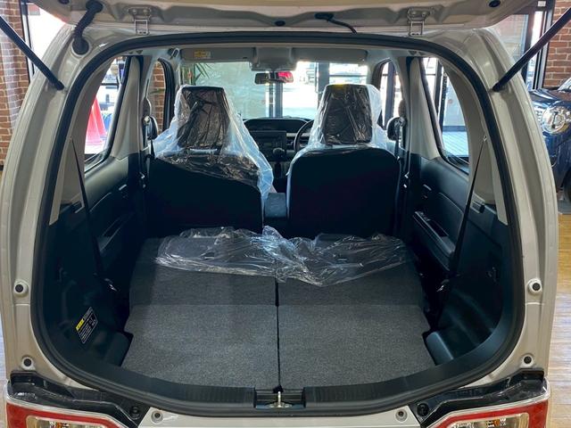 ワゴンＲ ＦＸ　４ＷＤ　衝突被害軽減ブレーキ　アクセル踏み間違い防止装置　シートヒーター　盗難防止装置　障害物センサー　オートマチックハイビーム　スマートキー　キーレスキー　ベンチシート　フルフラットシート（34枚目）