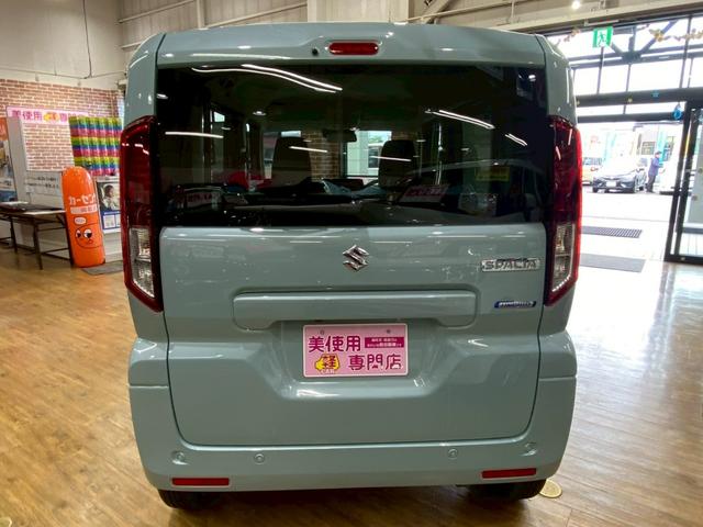 スペーシア ハイブリッドＧ　４ＷＤ　全方位カメラ付きナビゲーション　ＡＢＳ　オートエアコン　スライドドア　アイドリングストップ　スマートキー　運転席・助手席シートヒーター　プッシュスタートボタン　クリアランスソナー　ベンチシート（7枚目）