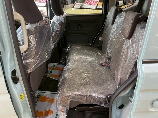 スペーシア ハイブリッドＧ　４ＷＤ　全方位カメラ付きナビゲーション　ＡＢＳ　オートエアコン　スライドドア　アイドリングストップ　スマートキー　運転席・助手席シートヒーター　プッシュスタートボタン　クリアランスソナー　ベンチシート（22枚目）