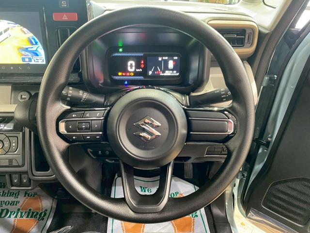 スペーシア ハイブリッドＧ　４ＷＤ　全方位カメラ付きナビゲーション　ＡＢＳ　オートエアコン　スライドドア　アイドリングストップ　スマートキー　運転席・助手席シートヒーター　プッシュスタートボタン　クリアランスソナー　ベンチシート（33枚目）