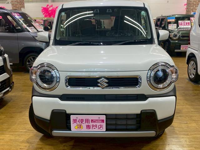 ハスラー ハイブリッドＧ　４ＷＤ　社外ナビ　ヒルディセントコントロール　アダプティクルーズコントロール　レーンキープアシスト　障害物センサー　ＬＥＤヘッドライト　衝突被害軽減ブレーキ　アクセル踏み間違い防止装置　スマートキー（3枚目）