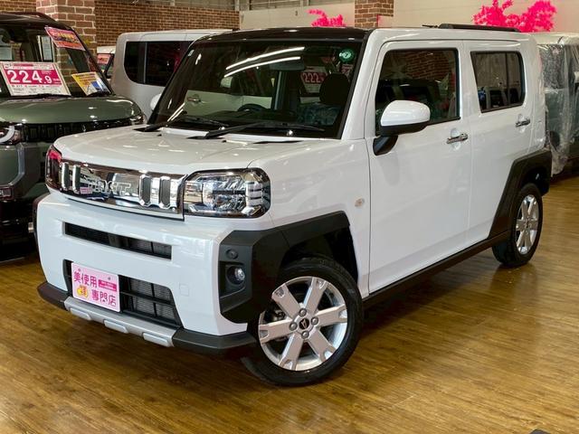 タフト Ｇ　クロムベンチャー　４ＷＤ　アクセル踏み間違い防止装置　衝突被害軽減ブレーキ　レーンキープアシスト　横滑り防止装置　アダプティヘッドライト　アダプティクルーズコントロール　障害物センサー　オートマチックハイビーム（2枚目）