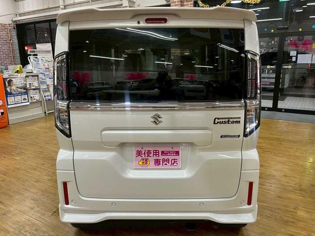 スペーシアカスタム ハイブリッドＸＳターボ　４ＷＤ　８インチナビゲーション　運転席・助手席側パワースライドドア　ＡＢＳ　アイドリングストップ　運転席・助手席シートヒーター　衝突被害軽減システム　ＬＥＤヘッドライト　スマートキー　プッシュスタート（6枚目）