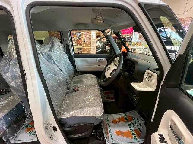 ムーヴキャンバス ストライプスＧ　運転席・助手席側パワースライドドア　ＡＢＳ　アイドリングストップ　運転席・助手席シートヒーター　衝突被害軽減システム　クリアランスソナー　ＬＥＤヘッドライト　プッシュスタート（21枚目）
