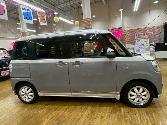 ムーヴキャンバス Gメイクアップ SAII 4WD 運転席・助手席側パワースライドドア 全方位カメラ ABS アイドリングストップ ナビゲーション 衝突被害軽減システム クリアランスソナー プッシュスタート(5枚目)