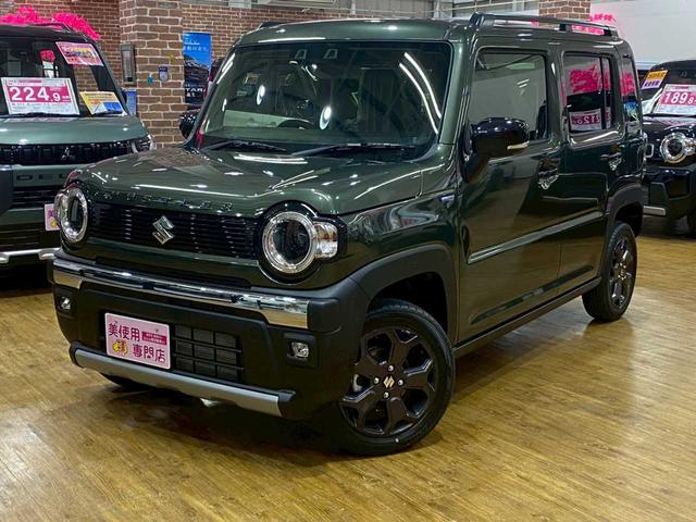 ハスラー タフワイルド　４ＷＤ　届出済未使用車　スマートキー　クルーズコントロール　ステアリングリモコン　運転席・助手席シートヒーター　ＬＥＤヘッドライト　衝突被害軽減ブレーキ（2枚目）