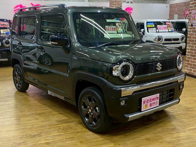 ハスラー タフワイルド　４ＷＤ　届出済未使用車　スマートキー　クルーズコントロール　ステアリングリモコン　運転席・助手席シートヒーター　ＬＥＤヘッドライト　衝突被害軽減ブレーキ（4枚目）