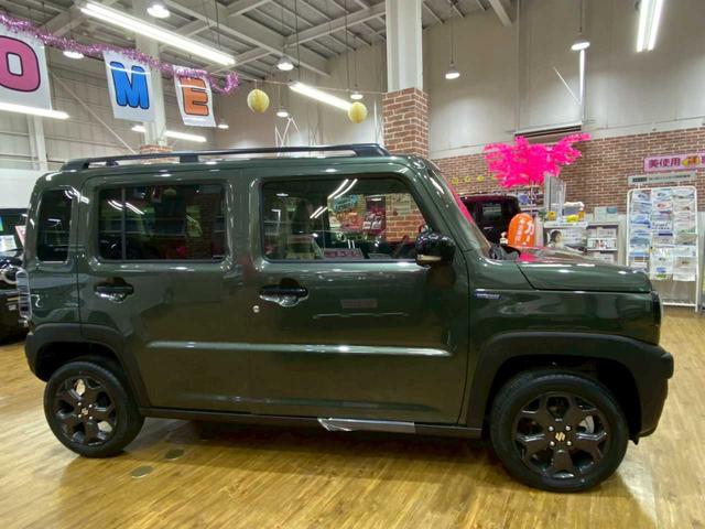 ハスラー タフワイルド　４ＷＤ　届出済未使用車　スマートキー　クルーズコントロール　ステアリングリモコン　運転席・助手席シートヒーター　ＬＥＤヘッドライト　衝突被害軽減ブレーキ（5枚目）