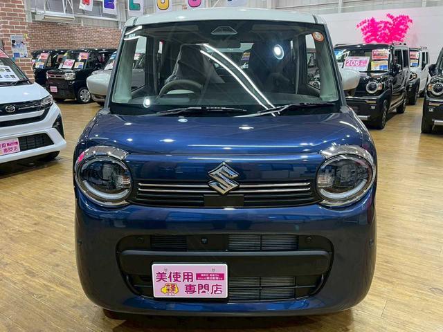 ワゴンＲスマイル ハイブリッドＳ　２トーンルーフパッケージ装着車　４ＷＤ　全方位カメラ付きナビ　ＤＶＤ・ＣＤ　助手席側電動スライドドア　アイドリングストップ　両席シートヒーター　スマートキー　プッシュスタート　オートライトシステム（3枚目）