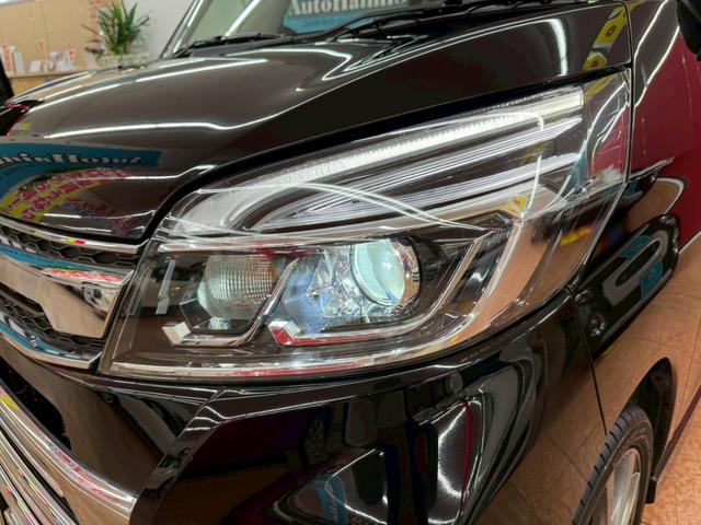 eKスペースカスタム カスタムG e-アシスト 4WD 1年保証付 寒冷地仕様 社外ナビ フルセグTV バックカメラ☆片側パワースライド シートヒーター HID 社外15インチAW(29枚目)