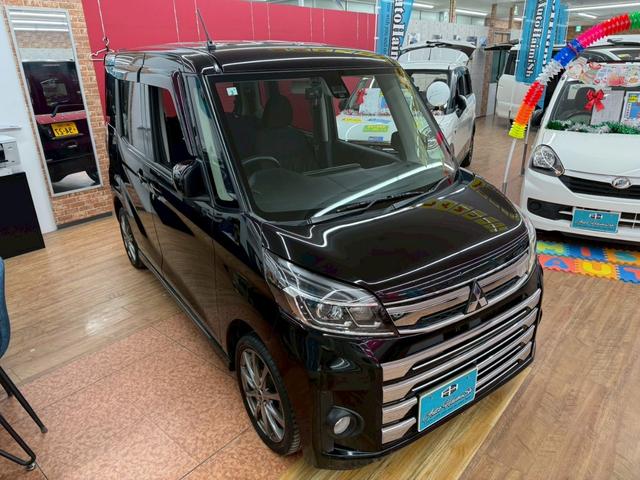 eKスペースカスタム カスタムG e-アシスト 4WD 1年保証付 寒冷地仕様 社外ナビ フルセグTV バックカメラ☆片側パワースライド シートヒーター HID 社外15インチAW(46枚目)