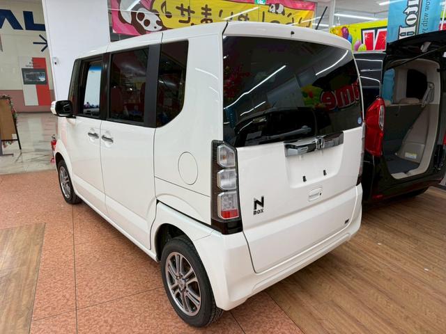 Ｎ－ＢＯＸ Ｇ　ＳＳパッケージ　４ＷＤ　１年保証付　寒冷地仕様　社外ナビ　両側パワースライド　社外エンジンスターター　フルセグＴＶ　オートエアコン　ライトレベライザー　純正１４インチＡＷ（34枚目）