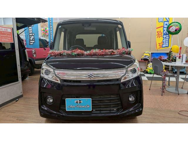 スペーシアカスタム ＴＳ　４ＷＤ　１年保証付　寒冷地仕様　両側パワースライド　バックカメラ　純正スマホ連動ナビ　レーダーブレーキ　ワンセグＴＶ　ＨＩＤ　オートエアコン　オートライト　ミラーヒーター（13枚目）