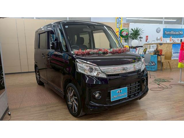 スペーシアカスタム ＴＳ　４ＷＤ　１年保証付　寒冷地仕様　両側パワースライド　バックカメラ　純正スマホ連動ナビ　レーダーブレーキ　ワンセグＴＶ　ＨＩＤ　オートエアコン　オートライト　ミラーヒーター（30枚目）