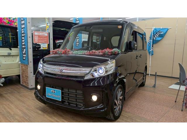 スペーシアカスタム ＴＳ　４ＷＤ　１年保証付　寒冷地仕様　両側パワースライド　バックカメラ　純正スマホ連動ナビ　レーダーブレーキ　ワンセグＴＶ　ＨＩＤ　オートエアコン　オートライト　ミラーヒーター（40枚目）