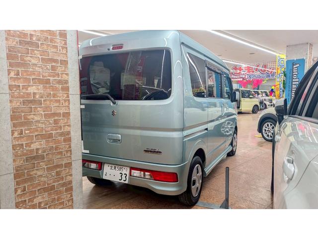 エブリイワゴン ＪＰターボ　４ＷＤ　１年保証付　ハイルーフ　社外ナビ　フルセグＴＶ　両側スライド☆シートヒーター　オートエアコン　ライトレベライザー　リアヒーター（55枚目）