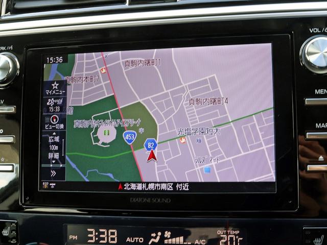 レガシィアウトバック ベースグレード　後期型　アイサイトＶｅｒ．３　ダイアトーンサウンドナビＴＶ　バック／サイドカメラ　セイフティプラス　前席／後席シートヒーター　ステアヒーター　ＢＳＭ　ＥＴＣ　パワーメモリーシート　アイドリングストップ（9枚目）