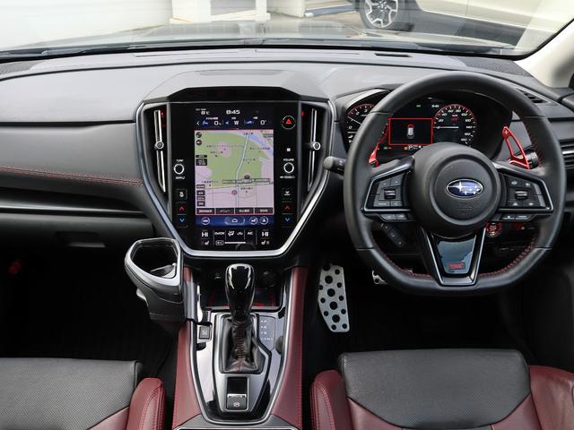 レヴォーグ STIスポーツ EX アイサイトXテクノロジー 11.6インチセンターナビTV フロント/サイド/バックカメラ 前席/後席シートヒーター 12.3インチデジタルメーター 革シート BSM ETC パワーバックドア 本州仕入(3枚目)