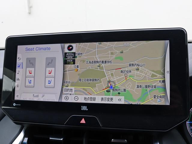 ハリアーハイブリッド Z レザーパッケージ 寒冷地 調光パノラマルーフ JBLサウンドナビ 全周囲カメラ デジタルインナミラー シートヒーター/ベンチレーション HUD ETC2.0 BSM メモリー付きパワーシート パワーバックドア 本州仕入(7枚目)