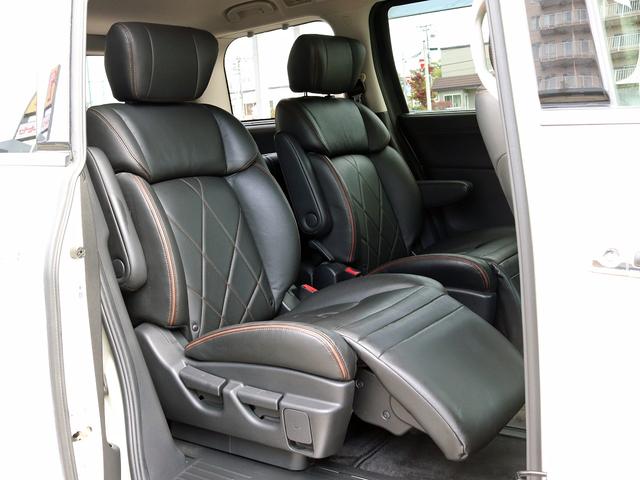 エルグランド 250ハイウェイスタープレミアム メーカーナビTV 全周囲カメラ フリップダウンモニター 両側パワースライドドア ニスモ18インチAW 黒革シート シートヒータ クルコン AC100V電源 パワーバックドア ETC ドラレコ 本州仕入(38枚目)