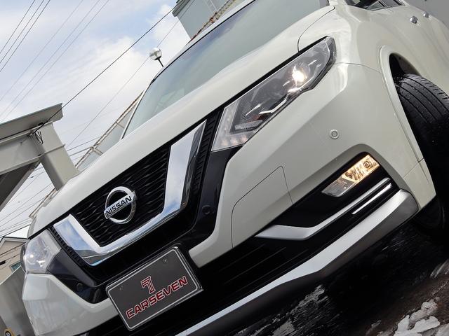 エクストレイル モード・プレミア ハイコントラストインテリア 7人乗 ナビTV 全周囲カメラ デジタルインナミラー ホワイト革シート 前席/後席シートヒーター パワーバックドア ETC LEDヘッドランプ フォグライト プッシュスタート LEDフロントメーカー(51枚目)