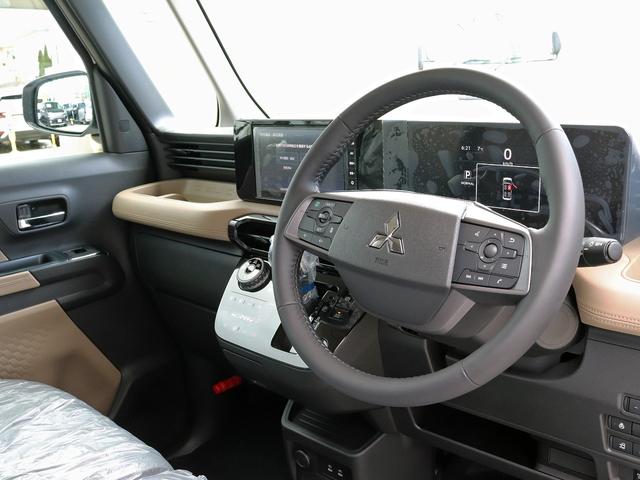 デリカミニ Ｔ　プレミアム　届出済未使用車　寒冷地プラスＰＫＧ　９インチディスプレイＯＤ　全周囲カメラ　ｅアシスト　マイパイロット　２トーンカラー　７インチ液晶メーター　両側パワスラ　シートヒーター　リアサーキュレーター　フォグ（30枚目）