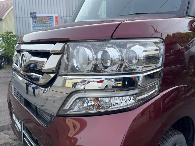 Ｎ－ＢＯＸカスタム Ｇ　４ＷＤ　ＥＴＣ　バックカメラ　両側スライドドア　ナビ　ＴＶ　オートライト　ＨＩＤ　スマートキー　アイドリングストップ　電動格納ミラー　シートヒーター　ベンチシート　ＣＶＴ　盗難防止システム　ＡＢＳ（22枚目）