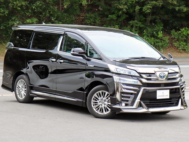 ヴェルファイアハイブリッド ＺＲ　Ｇエディション　改良後期　ナビ　デジタルインナーミラー　モデリスタエアロ　３眼ＬＥＤヘッドライト　シーケンシャルターン　黒革エグゼクティブシート　ステアヒーター　シートベンチレーション　ブライドスポットＭ　４ＷＤ（30枚目）