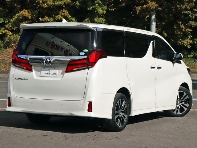 アルファード 2.5S Cパッケージ 後期 寒冷地 JBLサウンド フリップダウンM 黒革エグゼクティブシート 全周囲カメラ デジタルインナーミラー ブラインドスポットモニター シートエアコン パワーバックドア 純正18インチAW(61枚目)