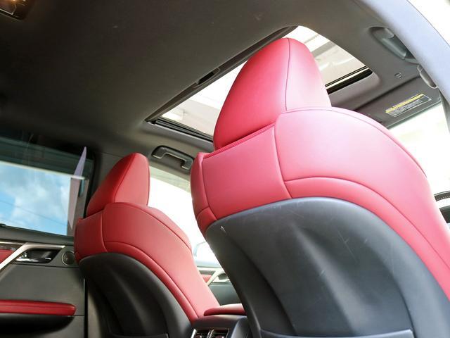 RX RX450h Fスポーツ TRDフルエアロ&4本出マフラー マークレビンソン サンルーフ 角型3眼LED ブラインドスポットM 革シート シートベンチレーション OP20インチAW セーフティシステム ステアリングヒーター(24枚目)