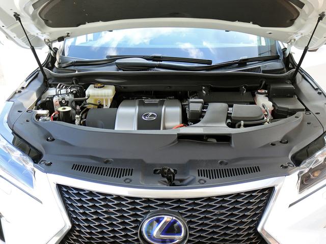 RX RX450h Fスポーツ TRDフルエアロ&4本出マフラー マークレビンソン サンルーフ 角型3眼LED ブラインドスポットM 革シート シートベンチレーション OP20インチAW セーフティシステム ステアリングヒーター(32枚目)