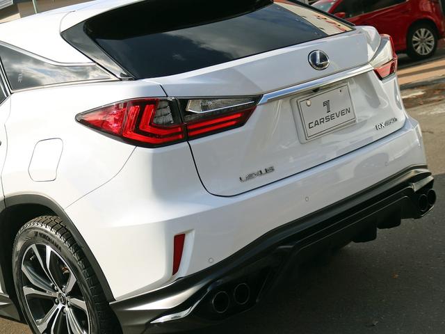 RX RX450h Fスポーツ TRDフルエアロ&4本出マフラー マークレビンソン サンルーフ 角型3眼LED ブラインドスポットM 革シート シートベンチレーション OP20インチAW セーフティシステム ステアリングヒーター(33枚目)