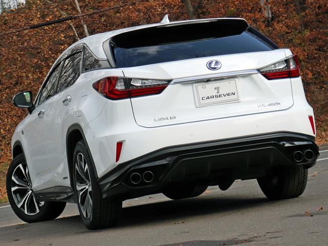 RX RX450h Fスポーツ TRDフルエアロ&4本出マフラー マークレビンソン サンルーフ 角型3眼LED ブラインドスポットM 革シート シートベンチレーション OP20インチAW セーフティシステム ステアリングヒーター(34枚目)