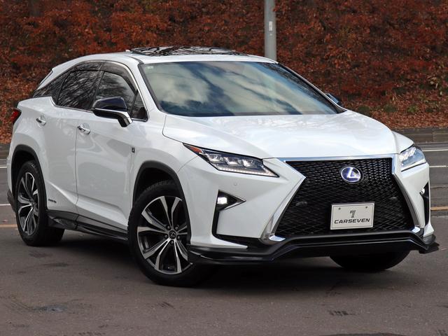RX RX450h Fスポーツ TRDフルエアロ&4本出マフラー マークレビンソン サンルーフ 角型3眼LED ブラインドスポットM 革シート シートベンチレーション OP20インチAW セーフティシステム ステアリングヒーター(39枚目)