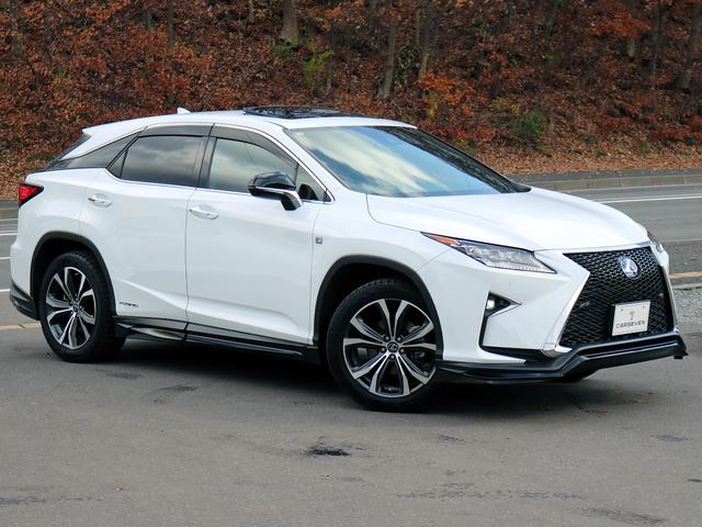 RX RX450h Fスポーツ TRDフルエアロ&4本出マフラー マークレビンソン サンルーフ 角型3眼LED ブラインドスポットM 革シート シートベンチレーション OP20インチAW セーフティシステム ステアリングヒーター(41枚目)