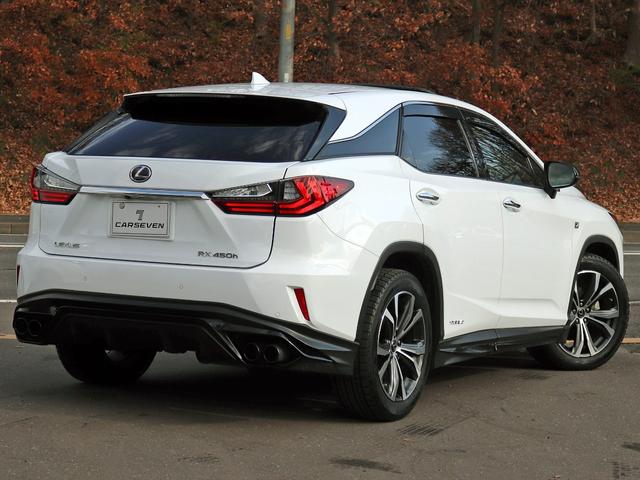 RX RX450h Fスポーツ TRDフルエアロ&4本出マフラー マークレビンソン サンルーフ 角型3眼LED ブラインドスポットM 革シート シートベンチレーション OP20インチAW セーフティシステム ステアリングヒーター(57枚目)