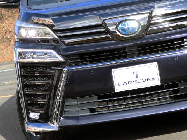 ヴェルファイアハイブリッド Z ゴールデンアイズ 後期II型 ナビTV/CD/DVD パワーバックドア 両側パワースライドドア 3眼LEDヘッドライトシーケンシャル ハーフレザーシート レーダークルーズコントロール セーフティセンス バックカメラ(8枚目)