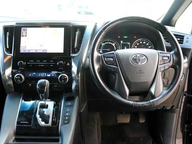 ヴェルファイアハイブリッド Z ゴールデンアイズ 後期II型 ナビTV/CD/DVD パワーバックドア 両側パワースライドドア 3眼LEDヘッドライトシーケンシャル ハーフレザーシート レーダークルーズコントロール セーフティセンス バックカメラ(39枚目)