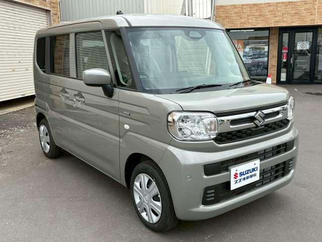 スペーシア ハイブリッドG スマートキー 踏み間違い防止装置 両側スライドドア キーレス レーンキープアシスト 横滑り防止装置 盗難防止装置 パワーウィンドウ パワステ フルフラットシート オートエアコン アイドリングストップ(3枚目)