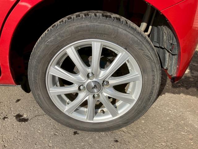 スペーシア ハイブリッドＸ　４ＷＤ　衝突被害軽減ブレーキ　両側電動スライドドア　シートヒーター　冬タイヤ　スマートキー　プッシュスタート　フェニックスレッドパール（7枚目）