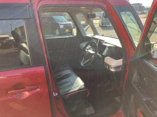 スペーシア ハイブリッドＸ　４ＷＤ　衝突被害軽減ブレーキ　両側電動スライドドア　シートヒーター　冬タイヤ　スマートキー　プッシュスタート　フェニックスレッドパール（16枚目）