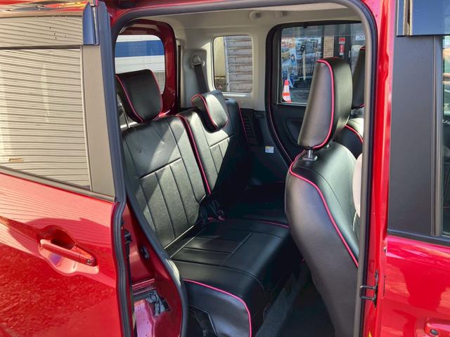 スペーシア ハイブリッドＸ　４ＷＤ　衝突被害軽減ブレーキ　両側電動スライドドア　シートヒーター　冬タイヤ　スマートキー　プッシュスタート　フェニックスレッドパール（44枚目）